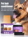 50ml Cat Dog Soft Hair Conditioning Cream Gentle Dog Skim Cream Oil Stain Remover Pet Supplies for Moisturizes Matted Hair. 