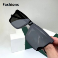 Fashions Punk Square Frame Sunglasses Simple Street Photos Eyewear Sun-Protective Summer Decoration Driving Glasses for Women Man. 