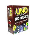 Mattel Games UNO NO MERCY Card Game for Family Night Featuring Tv Show Themed Graphics and a Special Rule for 2-10 Players. 