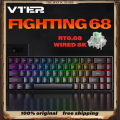 NEW FEKER VTER Fighting68 Keyboard E-Sport Magnetic Switch Mechanica Gaming Keyboard SOCD 0.08mm RT 8K Polling Rate Snap Tap DKS. 
