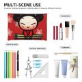 Custom Pucca Anime Manga Travel Cosmetic Bag Women Makeup Toiletry Organizer Lady Beauty Storage Dopp Kit. 