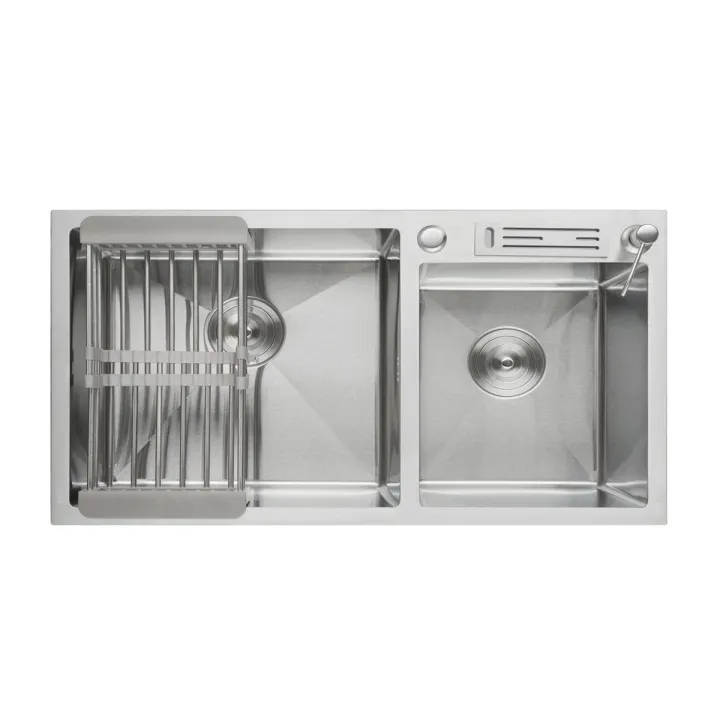 Hand%20Made%20Kitchen%20Sink%20Teka%20brand%20(Double%20Bowl%2018x30-32")%20-%20Image%202