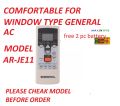 General window type  Ac Remote model AR-JE11. 