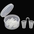 Anti Snoring Anti SnNose Clip Silicone Snoring Solution Device SnStopper Sleeping Aid Nasal Dilators Care Tools.