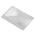 100-10PCS 3 X Loupe magnifier Fresnel lens Magnifying Glasses Light Transparent Pocket Credit Card For Animal Spider Insect Box.