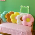 Multicolor Sunflower Shape Sofa Cushions, Chair Pad, Plush toy, Birthday gift, cartoon plush Cushion ,Home Sofa Decoration Premium Quality.