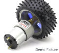 85 mm Rubber Spiked tires Wheel With Hex Coupling Coupler (2 Set). 