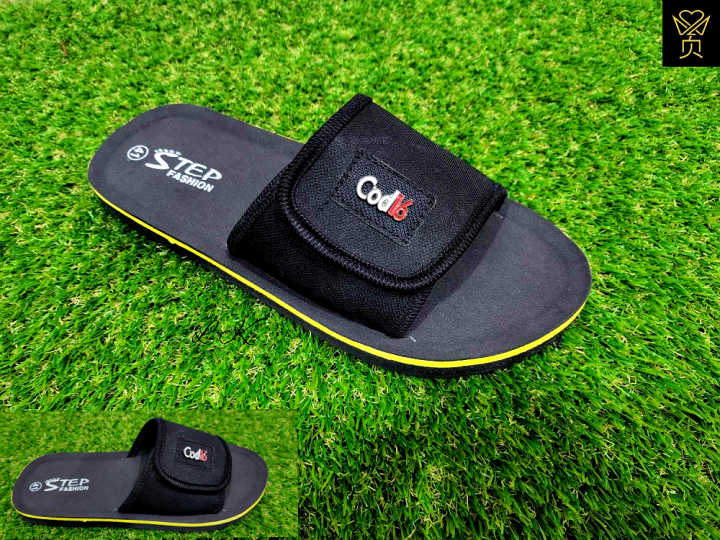 Casual Sandals - Sandals for men - Slipper for Men - Adjustable Sandal - Long Lasting sandal - Slides Slipper for Men - Home Sandal for Winter - As Same As Picture - 5/6/7- Black-Red