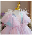 Ruffles Baby Dresses for Girls Kids Sequins Elegant Princess Dress for Wedding Party 1-5 Yrs Toddler Girls Birthday Ball Gowns. 