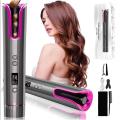 Cordless  Automatic Hair Curler USB Cordless Wireless Auto Ceramic Curling Iron Hair  T Waves Iron Curling Wand Air Curler. 