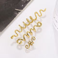 Spiral Decor Hair Ring Spring Accessories Hair Braid Rings Clips Dread Locks Hair Braiding Metal Hair Loop DIY Decoration. 