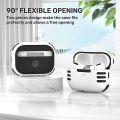 (Only Case) ARMICO With Lock Clip Cover for Airpods Pro 2nd 2023 USB-C 2022 1st Generation Case Lock Protective Cover for Air Pods Pro Case.