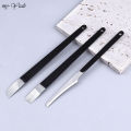 Myyeah 3pc Pedicure Cuticle Pusher Foot Dead Skin Remover Scraper Paronychia Exfoliating Knife Cutters Ingrown Toe Nail Care Manicure Tools. 