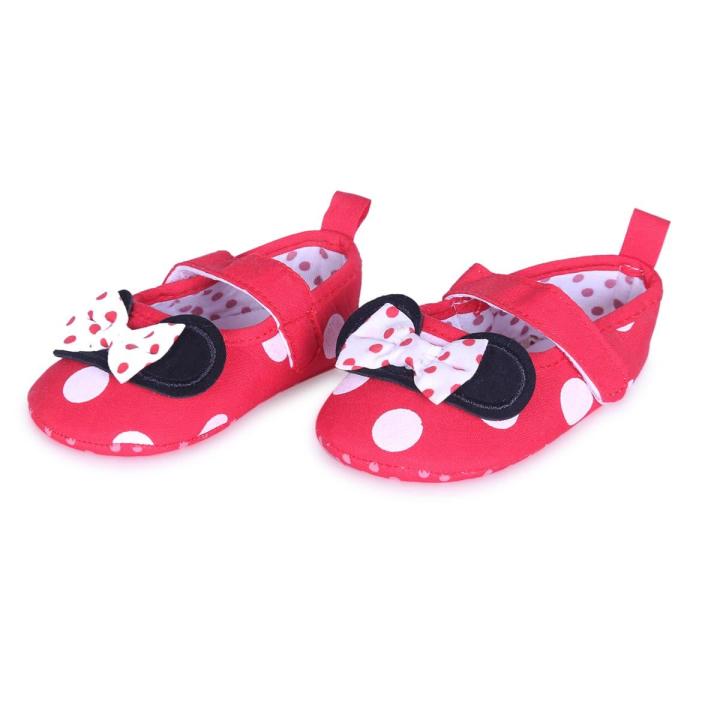 Red Artificial Leather Shoe for Baby