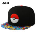 Anime Figure Pokemon Baseball Cap Pikachu Hat Adjustable Pokemon Cosplay Hip Hop Cartoon Hats Boy Girl Kids Birthday Gift.