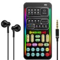 Voice Changer Handheld Microphone Voice Changer with Sound Multifunctional Effects Machine for Phone/Xbox/Switch (I900). 