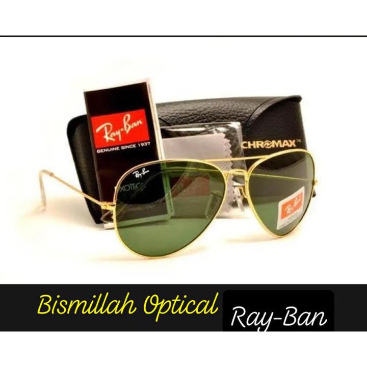 New Ray-Ban Poilot Shape Premium Quality Fashionable Golden Sunglass for men