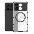 For Xiaomi Poco X6 Pro Case Honeycomb MagSafe Shockproof Camera Protection Back Cover Xiaomi Poco X6 Pro casing. 