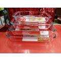 Glass Serving Dish - Transparent 4 Pcs Set.. 