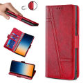 Case For Itel P55 Plus 4G Cover Wallet protective cover Magnetic buckle leather flip cover TPU back cover Insert bag mobile phone case.