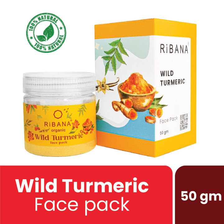 Ribana Wild Turmeric Face Pack - 50 gm