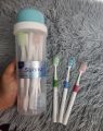 Sunny soft toothbrush -12 psc with cap and 1 water pot jar. 