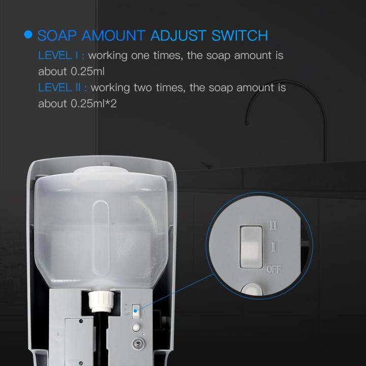 SVAVO%201000mL%20Automatic%20Soap%20Dispenser%20Infrared%20Motion%20Sensor%20Wall%20Mounted%20Touchless%20Soap%20Dispenser%20Dish%20Liquid%20Lotion%20Gel%20Shampoo%20Chamber%20Auto%20Hand%20Soap%20Dispenser%20-%20Image%206