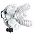Godox TL-5 5in1 Bulb Head Multi-Holder Tricolor+Light Stand+softbox 60*60cm Camera Photography Lighting.