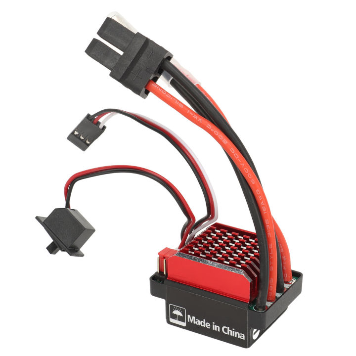 RC Boat ESC, Brushed ESC Bidirectional with Brake for Replacement