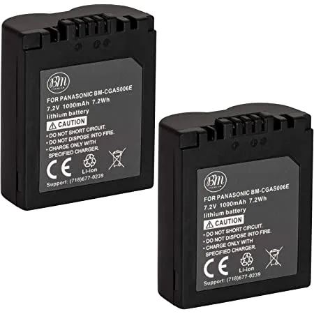 Panasonic%20CGA-S006%20Batteries%20and%20Battery%20Panasonic%20Lumix%20DMC-FZ7,%20-%20Image%202