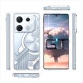 Infinix GT 10 Pro 5G (With 4 Sided Bit) Premium Silicone Case Crystal Clear Soft TPU Ultra-Thin Transparent Flexible Protective Mobile Phone Back Cover. 