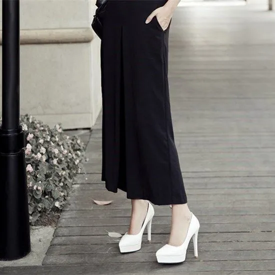 Waterproof%20Platform%20High%20Heels%20Stiletto%20Heel%20Pointed%20Toe%20Small%20Size%20Women's%20Shoes%20Ultra%20High%20Heel%20Black%20Nightclub%20Work%20Shoes%20Red%20Wedding%20Shoes%20-%20Image%202