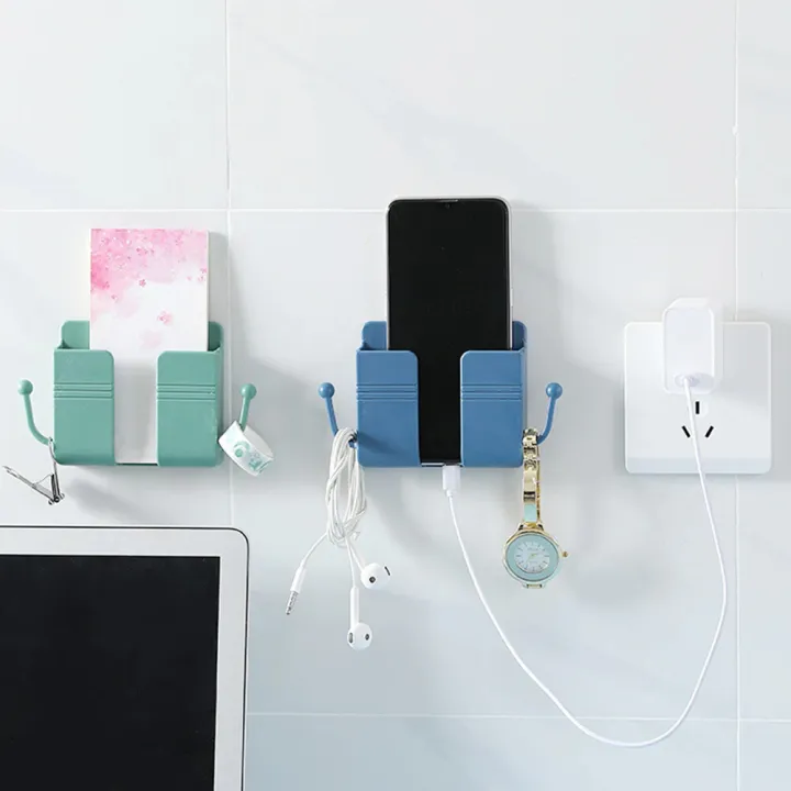 Wall%20Mounted%20Organizer%20Box%20Punch%20Free%20TV%20Remote%20Control%20Storage%20Mounted%20Phone%20Plug%20Wall%20Holder%20-%20Image%206