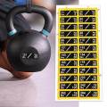 Weight Sticker Labels Weight Stack Labels Sticker for Gym Outdoor Home.