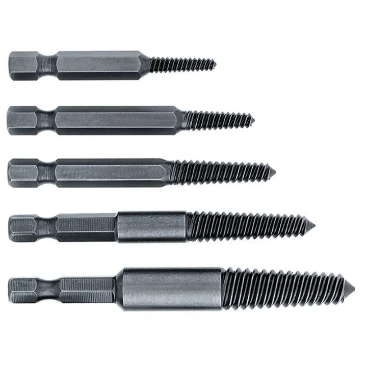 6%20PCS%20Damaged%20Screw%20and%20Broken%20Bolt%20Extractor%20Set%20with%201/4%20Arbors%20Kit%20-%20Image%202