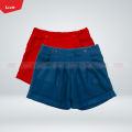 Teen Girls Comfortable Terry Cotton Short Pant With Elastic Waist Side Pocket From Levin. 