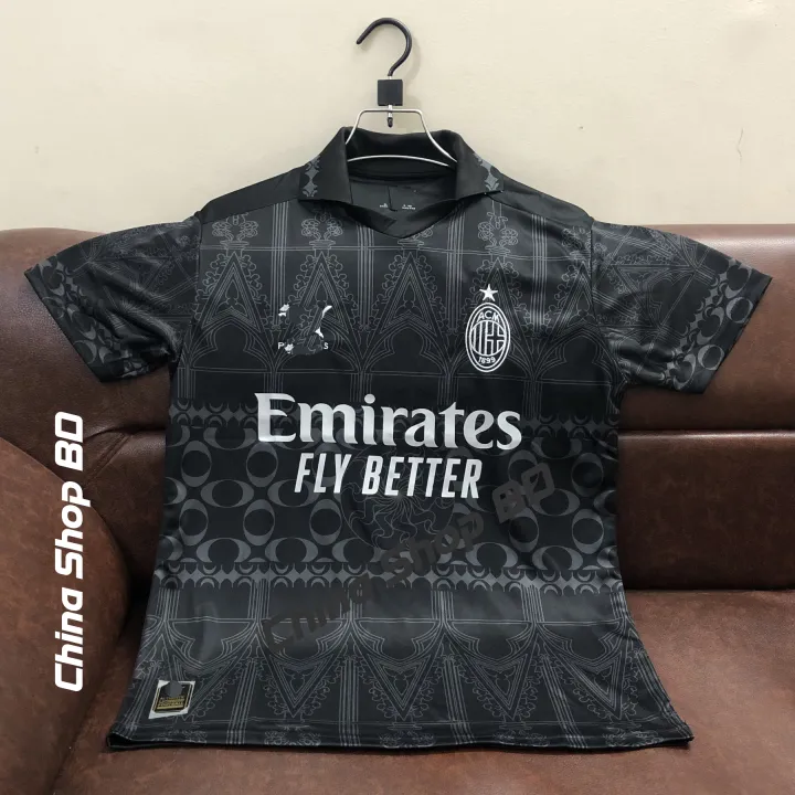 AC%20Milan%2024%20Fourth%20Football%20Jersey%20Half%20Sleeve%20V%20NECK%20-%20Image%202