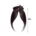Women Clip-in Bangs Natural Wispy 3D French Bangs Hairpiece Forehead Hair Extensions Black Brown Side Bangs Fringe Wig.