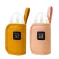 1 Baby Bottle Warm Keeper USB Baby Milk Bottle Heating Keeper Warmer Milk Bottle Insulation Bag Baby Feeding Bottle Milk Warmer. 
