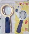 LJ-009 Magnifying Glass 60mm Diameter With White LED Light Source Hand Hold Magnifying Glass With LED Jewelry Magnifier Repair Tool Sets Reading Magnifying Glas. 