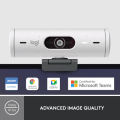 Logitech Brio 500 Full Hd Webcam with Auto Light Correction,Show Mode, Dual Noise Reduction Mics, Webcam Privacy Cover, Works with Microsoft Teams, Google Meet, Zoom, USB-C Cable. 