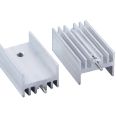 5Pcs- 20mm TO220 TO-220 Aluminum Heat Sink 20x15x10mm Voltage Regulator Heatsinks Heat Diffuse Cooling Silver Tone For TO-220 IC MOSFET Transistors Voltage Regulators. 