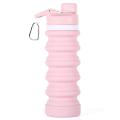 Collapsible Water Bottle Food-Grade Silicone FDA Approved Leak Proof Travel Climbing Biking Foldable Soft Sports Water Bottle. 