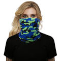 Print Headband Magic Bandana Microfiber Seamless Tubular hijab Neck Tube Sports Headwear Motorcycle kerchief - Random.