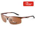 Cook Shark 2020 new aluminum magnesium sunglasses men's sunglasses HD polarized driving driver glasses tide. 