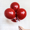 100Pcs Ruby Red Balloon Glossy Metal Pearl Latex Balloons Chrome Metallic Colors Air Balloons Wedding Party Decoration.