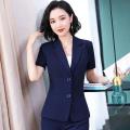 2022Summer New Business Suit Female Fashionable Suit Student Interview Hotel Work Clothes. 