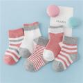 Newborn Cartoon Anti-Slip Baby Socks -3 Pair (0-3 years).