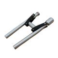 Durable Aluminum Alloy Folding Handlebar Folding Bike Bicycle Handlebar Cycling Parts Horizontal Bar Bicycle Folding Electric Bicycle Folding Handlebar.