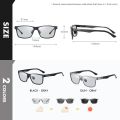 LIOUMO Top Quality Photochromic Polarized Sunglasses For Men Women Carbon Fiber Frame Square Glasses UV400 lentes de sol hombre. 